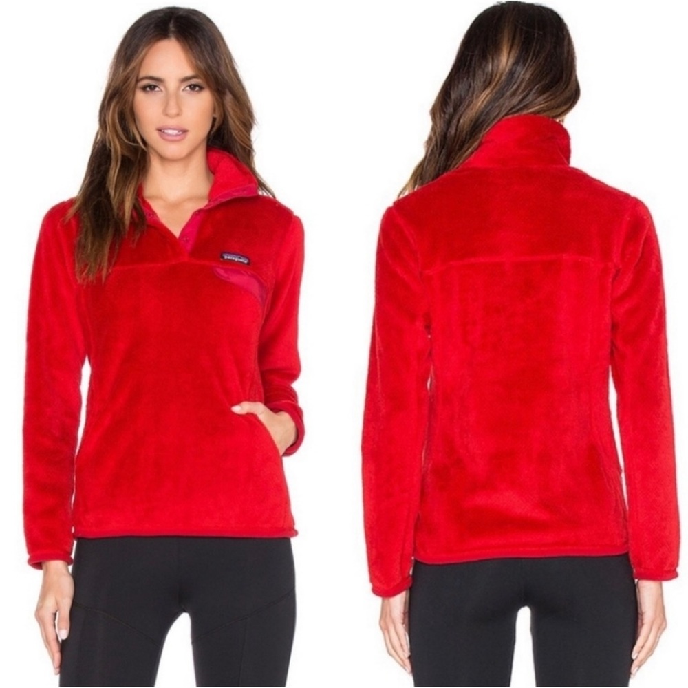 Patagonia Vibrant Red Fleece Jacket